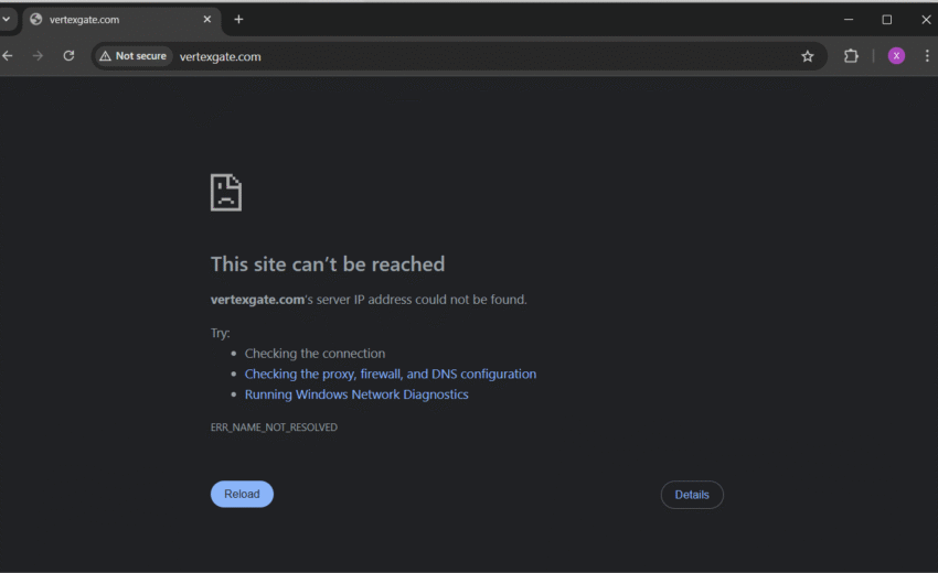 Vertexgate.com : A Deceptive Scam 
