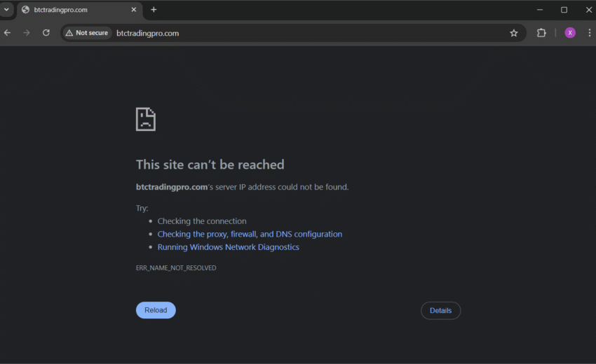 Btctradingpro.com : A thorough scam