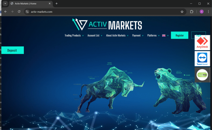 activ-markets.com Scam : Investor Warning
