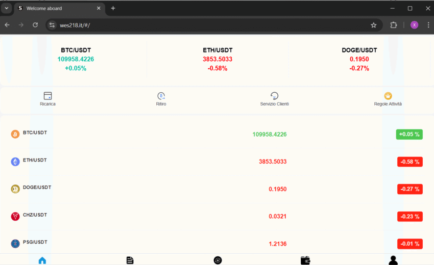 WES218.it Scam : A Tale of Deception and Loss