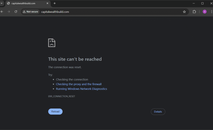CapitalWealthBuild.com (2025): Scam or Legit?
