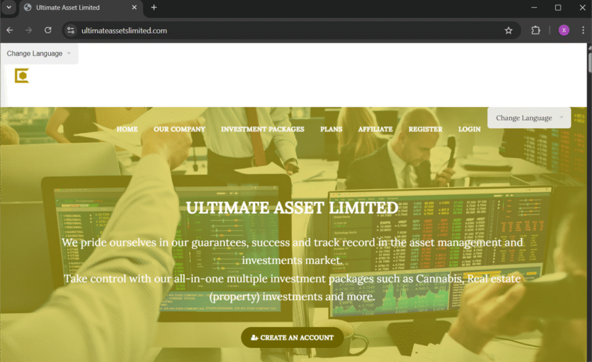 UltimateAssetsLimited.com Scam Review: Investor Warning