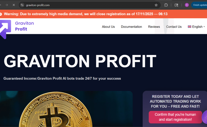 Graviton-Profit.com Review: A Scam That Poses Serious Risks